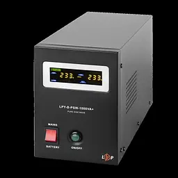 ДБЖ з правильною синусоїдою LogicPower 12V LPY-B-PSW-1000VA + 700 Вт 10A/20A - мініатюра 2