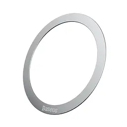 Пластина для MagSafe Baseus Halo Series Magnetic Metal Ring 2pcs/pack PCCH000012 Silver - мініатюра 2