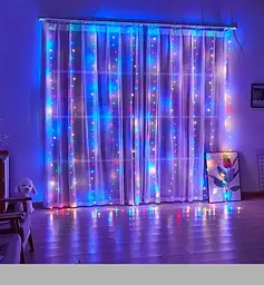 Гірлянда-штора XPRO різнокольорова 3х3 м з 240 LED лампами (46843-_293) - мініатюра 2