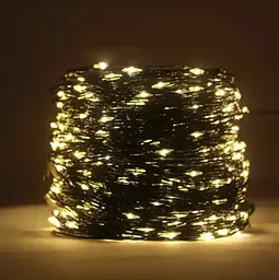 Гірлянда Роса нитка 500 LED, довжина 50 м з пультом, зелений, теплий XPRO (47724-717_377) - мініатюра 10