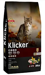 Сухий корм Klicker холістик беззерновий для кошенят з куркою 300 г