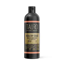 Кондиціонер для шерсті собак і кішок з кератином Tauro Pro Line Healthy Coat Keratin 250 ml