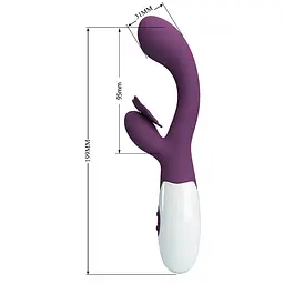 Вібратор PRETTY LOVE Butterfly Kiss purple PRETTY LOVE BI-014927-A2 101959 - мініатюра 8
