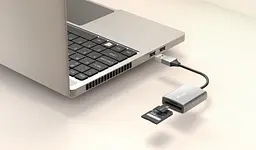 Кардридер алюминиевый USB 3.2 - SD-microSD Trust Dalyx - мініатюра 2