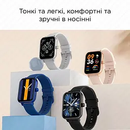 Смарт-годинник Colmi p81 black - мініатюра 4