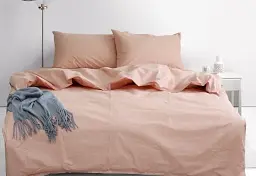 Комплект постільної білизни TAG Tekstil Pale Blush Євро