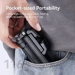 Штатив Ulanzi JJ02 Extendable Grip Tripod (JJ02-B M004) Чорний - мініатюра 4