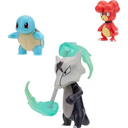 Набір ігрових фігурок Pokemon W19 Магбі, Сквиртл, Алола Маровак - мініатюра 3