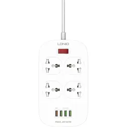 Мережевий фільтр живлення LDNIO SC4407Q 4роз. 4USB 2м (SC4407Q) - мініатюра 2