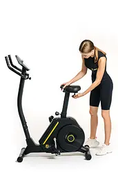 Велотренажер Besport BS-6047 MAYBIKE електромагнітний чорно-жовтий - мініатюра 10