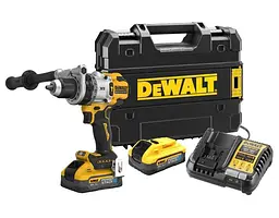 Дриль-шурупокрут акумуляторний DeWalt безщітковий ударний с АКБ та ЗП (DCD1007H2T) - мініатюра 7