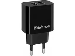 Мережевий зарядний пристрій Defender UPC-21 2xUSB, 5 V/2.1 A + micro-USB (83581)