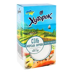 Сіль морська харчова Хуторок №1 500 г - мініатюра 3