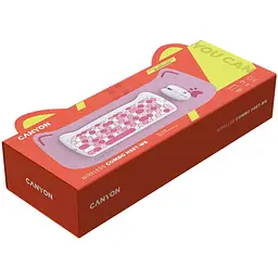 Комплект Canyon HSET-W6 Kitty Edition Wireless UA Pink (CNS-HSETW6PK) - мініатюра 6