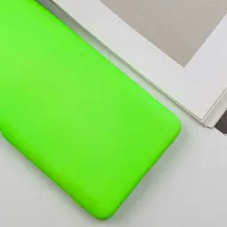 Чохол TPU GETMAN Liquid Silk Full Camera для Xiaomi Redmi 13 4G / Poco M6 4G Салатовий / Neon Green - мініатюра 2