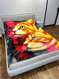 Плед 3D Картина котиків 13452 160х200 см