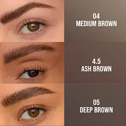 Засіб для брів Maybelline New York Brow Inserts 2 в 1 фіксуючий гель та фломастер Medium Brown - мініатюра 3