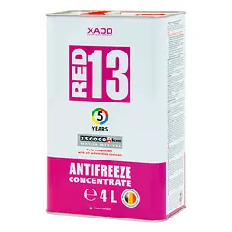 Антифриз XADO Antifreeze Red 13 концентрат 4 л - мініатюра 2