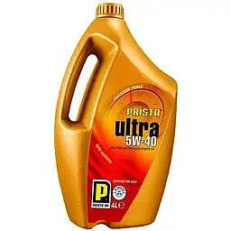 Олива моторна Prista Ultra 5w-40 SAE A3/B4/API SN/SM/CF 4 л (162345)