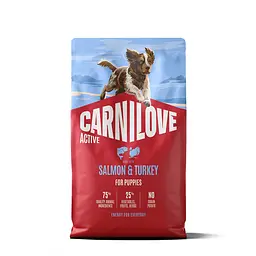 Сухий корм для цуценят Carnilove Active Salmon & Turkey Puppy суперпреміум лосось та індичка 4 кг