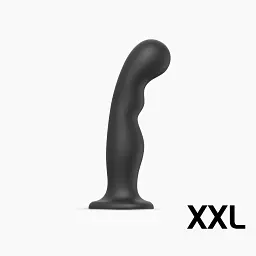 Насадка для страпону Strap-On-Me Dildo Plug P&G Black XXL - мініатюра 2