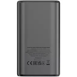 Батарея універсальна Canyon 10000mAh OnPower 130 TFT PD/30W Dark Grey (CNS-CPB130DG) - мініатюра 4