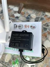 Вулична камера UKC Відеоспостереження Wi-Fi IP бездротова зовнішня поворотна V380 Pro з блоком живлення - мініатюра 5