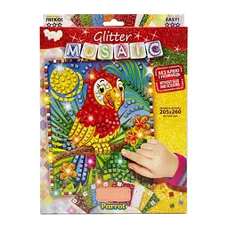 Креативна творчість "Блискуча мозаїка: Parrot" БМ-02-06, 20.6х26 см