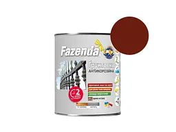 Грунтовка алкідна FAZENDA Червоно-коричневий 900г ГФ-021