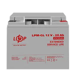 Акумулятор гелевий LPM-GL 12V - 20 Ah - мініатюра 2