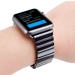 Ремінець PRC для Apple Watch 41/40/38mm Ceramic Black [88451] - мініатюра 5