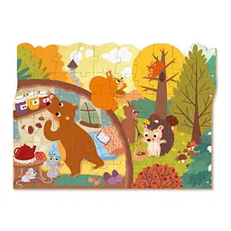 Пазл DoDo Toys Прибирання в лісі 60 ел. Помаранчевий (IP-177-P-1175) - мініатюра 3