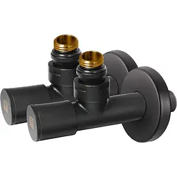 Комплект дизайн кранів Ideale Dante 1/2”x1/2” чорний