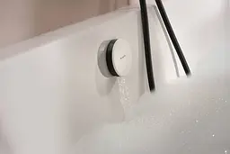 Злив-перелив Hansgrohe Exafill II, зовнішня частина до сифона для ванни з наповненням brushed black chrome/white gloss 58119340 - мініатюра 2