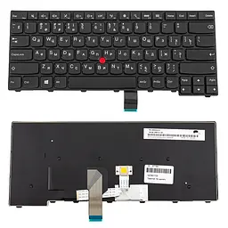 Клавіатура для ноутбука LENOVO (ThinkPad Edge: T431S, T440, T440P, T440S) rus, black