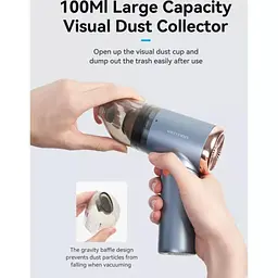 Бездротовий пилосос Vention Cordless Foldable Car Vacuum Cleaner KRAL0 для авто - мініатюра 2