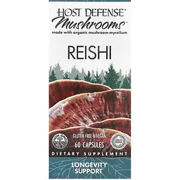 Рейші Fungi Perfecti Reishi Mushrooms 60 капсул - мініатюра 2