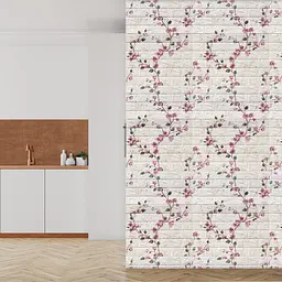 Самоклеюча декоративна 3D панель 3D Loft під цеглу сакура 700x770x3мм (6234-3) - мініатюра 5