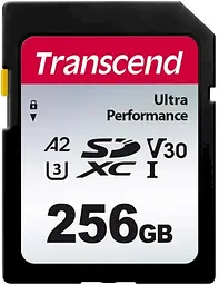 Карта пам'яті SD 256GB C10 UHS-I U3 A2 R160/W90MB/s 4K Transcend teh0013288