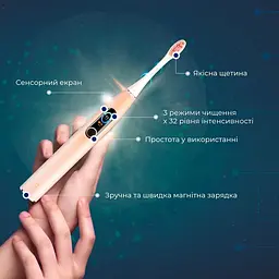 Електрична зубна щітка Oclean X Pro Pink Smart Sonic Toothbrush - мініатюра 6