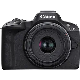 Бездзеркальний фотоапарат Canon EOS R50 Kit RF-S 18-45mm f4.5-6.3 IS STM+RF-S 55-210mm Black (5811C034) [87252]