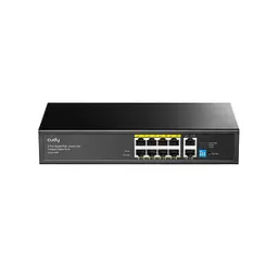 PoE-комутатор 10-портовий некерований Cudy GS1010PE 8 портів PoE+ гігабітний 120W (73-00502)