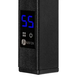 Рушникосушка електрична Navin Stugna 480х800 Sensor ліва чорна - мініатюра 4