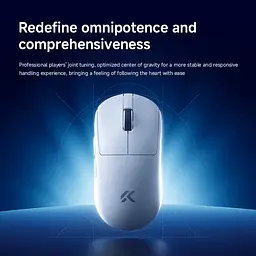 Ігрова бездротова мишка Mchose A7 V2 Pro / Два режима підключення / Сенсор PAW3395 / 26 000 DPI / White - мініатюра 5