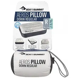 Подушка надувна Sea To Summit Aeros Down Pillow Delux (1033-STS APILDOWNDLXGY) - мініатюра 2