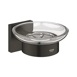 Мильниця з тримачем Grohe QuickFix Start Cube 410962430, Чорний