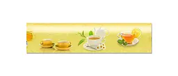 Вініловий кухонний фартух Happy Pocket Чай з лимоном наклейка для кухні ПВХ Напої Жовтий Z181739 - мініатюра 6