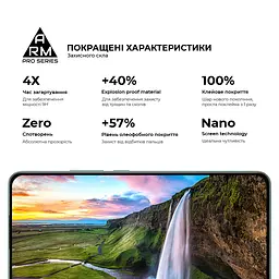 Захисне скло на Xiaomi 15T 5G/15T Pro 5G з олеофобним покриттям, Pro, повне проклеювання, антистатичний і пиловідштовхуючий шар, 9H, самоклеючеся, 2.5D, на весь екран, антистатичний клей, ArmorStandart (ARM86975) - мініатюра 5