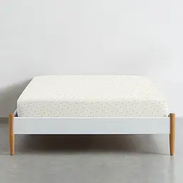 Простирадло на резинці для коляски та люльки Cosas Mini Dots CS3 40х80х5 см (DotsGreyMilk_FittedStroller_40х80) - мініатюра 3