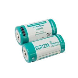 Акумулятор Keeppower 16340 P1634TC Type-C RCR123A 3В 1000мАг Li-ion (2456235205) - мініатюра 3